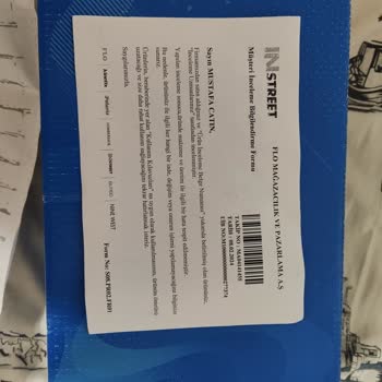 In Street Hatalı Ürünü Hatasız Olarak Geri Gönderdiler