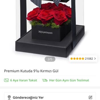 Çiçek Sepeti Görselden Farklı Gelen Ürün