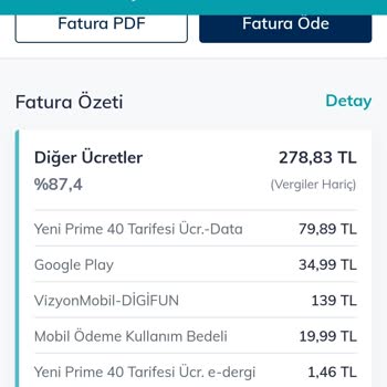 Vizyonmobil Digifun İzinsiz Üyelik İçin Para Çekme