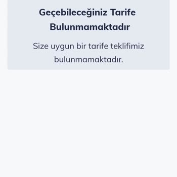 Türk Telekom Yeni Aile Tarifesine Geçmek İstiyorum İzin Verilmiyor