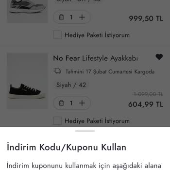 Boyner Çark İndirimini Kullanamıyorum