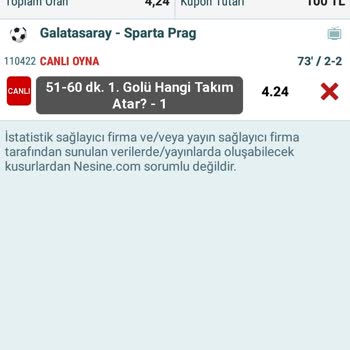 Nesine Tutması Gereken Kupon Kaybetti Diye Gösterildi.