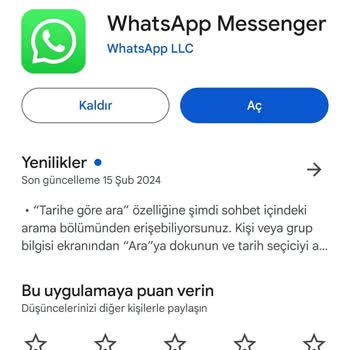 WhatsApp "Resmi WhatsApp Uygulaması Kullanın"
