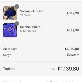 Afrodit Takı Gelmeyen Sipariş