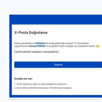 LCW Kazanıyorum E Posta