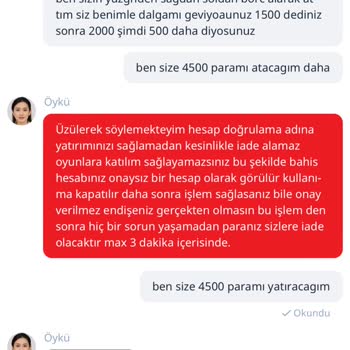 Onwin Bahis Paramı Alamıyorum Lütfen Yardım Edin