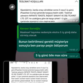 Kevser Sarıoğlu'ndan Alışverişte Yaşanan Gecikme