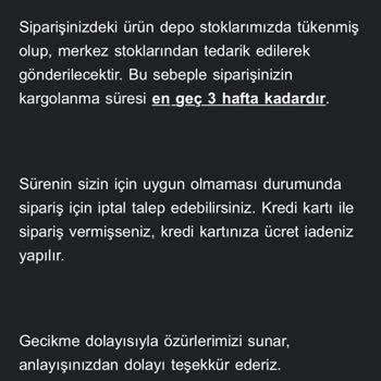 Uygunparca.com Ürün Tedarik Sürecinde Yaşanan Sıkıntılar
