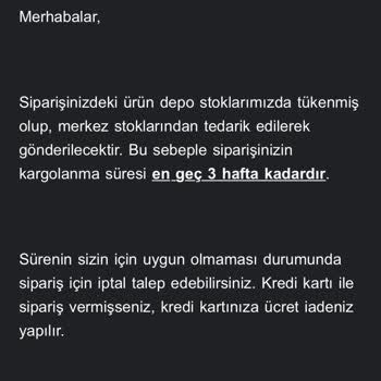 Uygunparca.com Ürün Tedarik Sürecinde Yaşanan Sıkıntılar