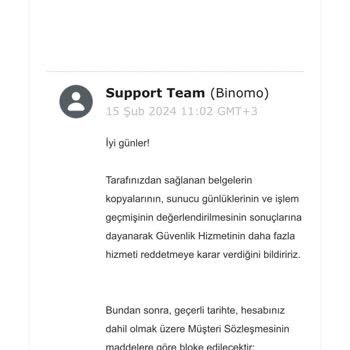 Binomo Kendi Kendine Hesap Blokesi