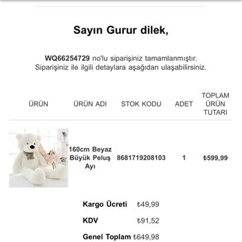 Kuki Oyuncak Ürünüm Gönderilmedi, İade Talebim Reddedildi!