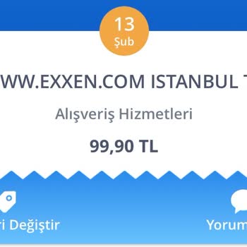 Exxen Üyeliğimi İptal Ettirmeme Rağmen 99 Tl Ücret Alındı