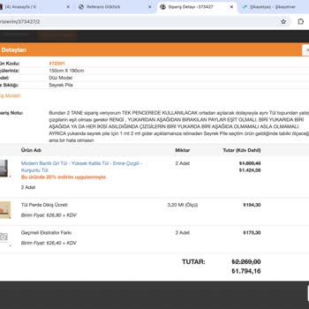 As Perde Eperde.com'dan Alışveriş Hayal Kırıklığı