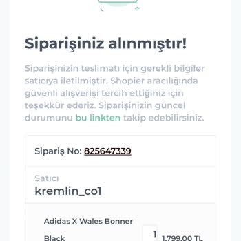 Shopier Üzerinden Aldığım Ürün İptali