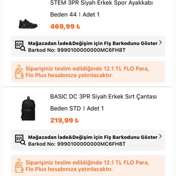 FLO Ayakkabı FLO Kargolanamayan Ürünler