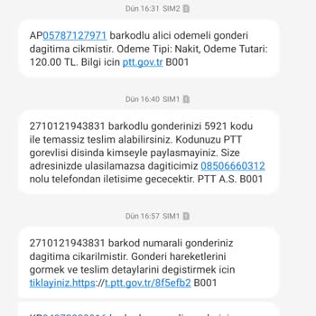 Antalya Döşemealtı PTT Kargo Dağıtım Kurye Şikayeti