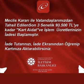 E-Devlet (Turkiye.gov.tr) Instagram'da Çıkan E Devlet/Kart Aidatı İadesi   !