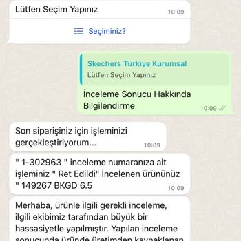 Skechers Firması Ürünün Arkasında Duruyormuş Gibi Yapıp Durmaması