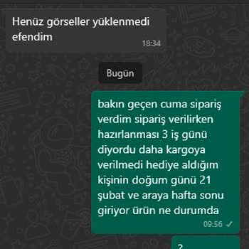 Gökyüzü Haritacısı Sipariş Sürecinde Yaşanan Gecikme Ve İletişim Sorunları
