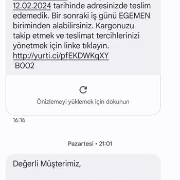 Yurtiçi Kargo Kargom Elime Ulaşmadı