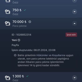 7Slots 45 Gündür Ödememi Vermiyor
