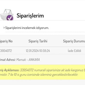 Sefamerve Alışveriş İadesi Sürecinde Yaşanan Sorunlar