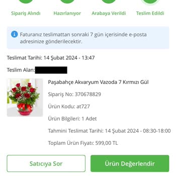 14 Şubat Çiçek Sepeti Sorumsuzluğu