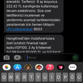 Vodafone Yanlış Fatura Şikayeti