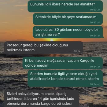 Zara'nın Kargo Ücret İadesi Yapmaması!