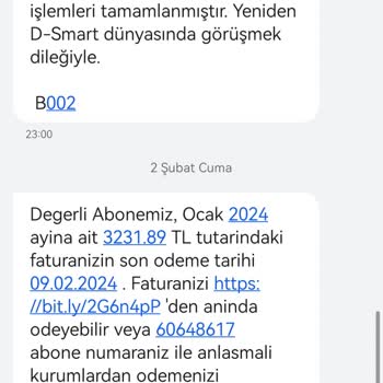 DSmart Cayma Bedeli