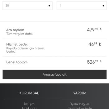 Moce Giyim'den Kötü Gelen Ayakkabı