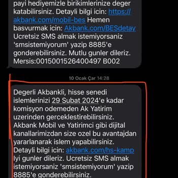 Akbank Hisse Alım Komisyon Alınmayacak Diye Mesaj Atıp Komisyon Alıyorlar
