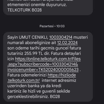 Telkotürk Abonelik İptali Yapmıyor Sorunum Çözülmüyor!