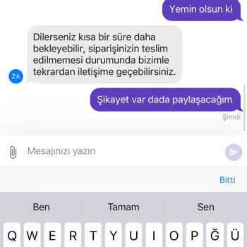 Getir Siparişimi Getirmiyor Kimse İlgilenmiyor