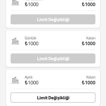 Her Şey Yanımda Mobil Ödeme Limitim Olmasına Rağmen Kullanamıyorum
