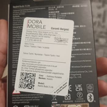 Dora Mobile Bluetooth Kulaklık Arızalı