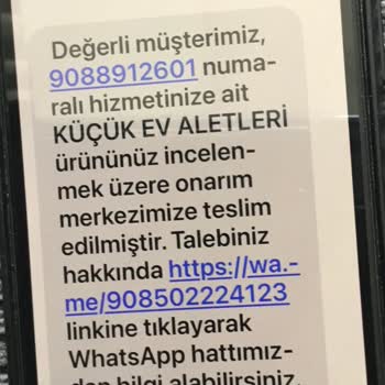 Vestel Küçük Ev Aletleri Onarımı Çok Sıkıntılı
