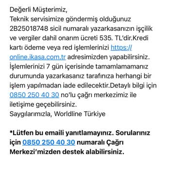 Worldline Pos Cihazıma Ne İşlem Yapıldığını Bilmiyor