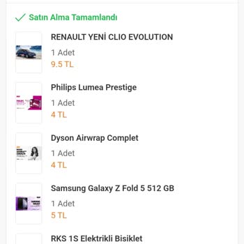 Trendyol Şanslı Çekiliş Sekmesinin Kapatılması