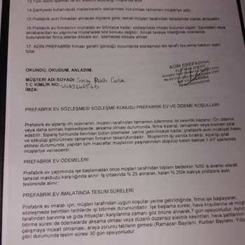 Adin Prefabrik'ten Konteyner Aldık Mağdur Olduk