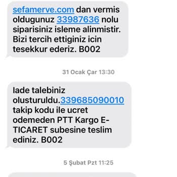 Sefamerve Çok Uzun Süren İade Süreci