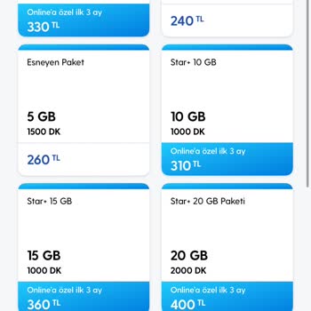 Turkcell Aşırı Pahalı Paket Tarifeleri