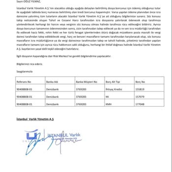 Denizbank Borç Ödenmesine Rağmen "Kanuni Takip" Kaldırmıyor