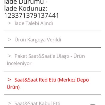 Saat & Saat İade Garantisi Vermesine Rağmen İade Almıyor!