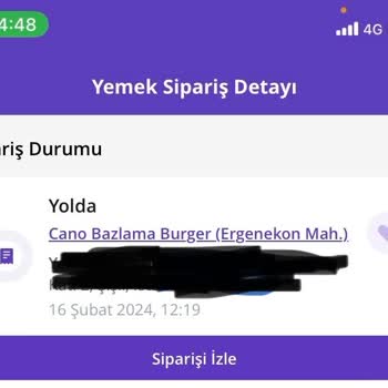 Getir Ürünüm İki Buçuk Saattir Gelmiyor