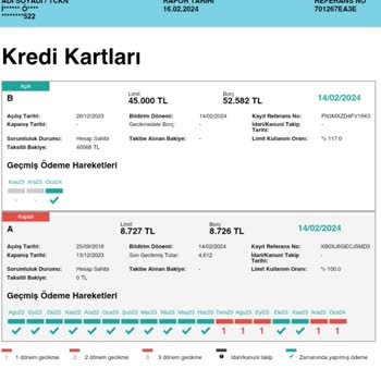 Findeks Olamayan Kredi Kartı Borcumu Gösteriyor
