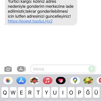 Adres Sorunu Ve Şüpheli Mesaj