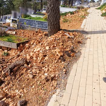 İBB - İstanbul Büyükşehir Belediyesi Yukarı Baklacı Mezarlığı - Mezarlara Saygısızlık