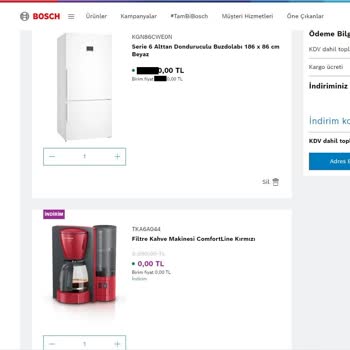 Ado Bilişim Soğutucu Kampanyası : Hediye Kahve Makinemden Ücret Talep Edilmesi.