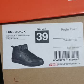 Lumberjack Suya Dayanıksız Sneaker Hayal Kırıklığı